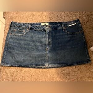 Abercrombie & Fitch Blue Denim Skirt